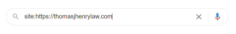 Example law firm search results to increase SEO